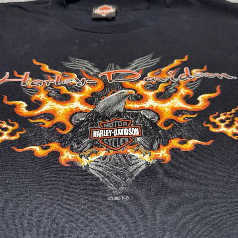 Harley-Davidson Y2K "Flames & Eagle" Size XL